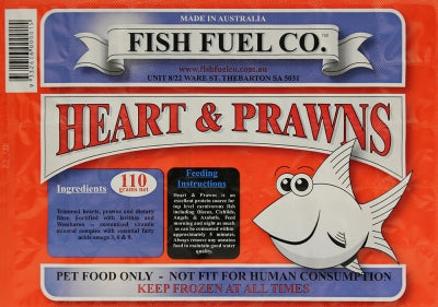 Fish Fuel Co Heart & Prawns Fish Food