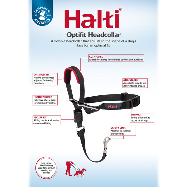 Halti Optifit Headcollar For Dogs
