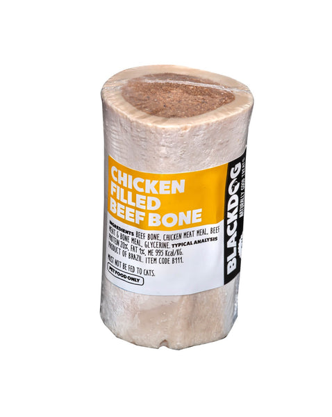 BlackDog Chicken Filled Beef Bone Hard Chewer Dog Treat