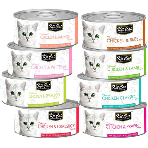 Kit Cat Grain Free Cat Food Tins