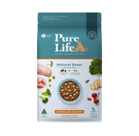 Australian Made Pure Life Freeze Dried Chicken Dry Puppy Food