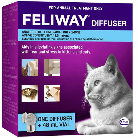 Feliway Fear and Stress Diffuser and Refill For Kittens and Cats