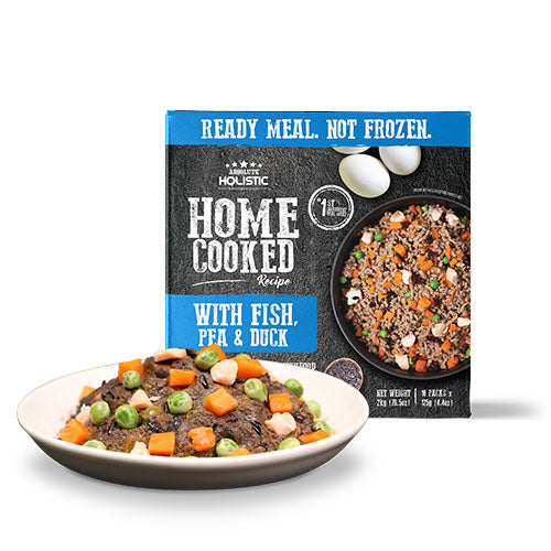 Absolute Holistic Grain Free Home Cooked Recipe Fish Peas Duck Do Pawfect Pets