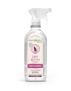 Amazonia Deep Cleaning Dry Bath Spray For Cats