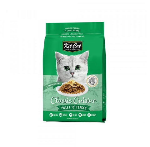 Kit Cat Premium Cat Food Fillet 'O' Flakes