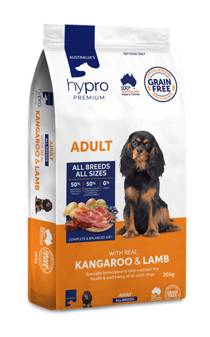 Australian Made Hypro Premium GF Roo & Lamb Dry Dog Food