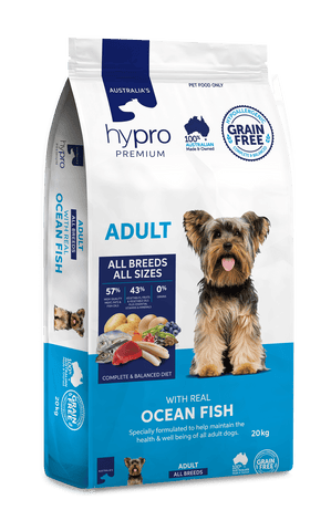 Australian Made Hypro Premium GF Ocean Fish Dry Dog Food