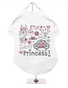 Dog T-Shirt - Pretty Princess - White