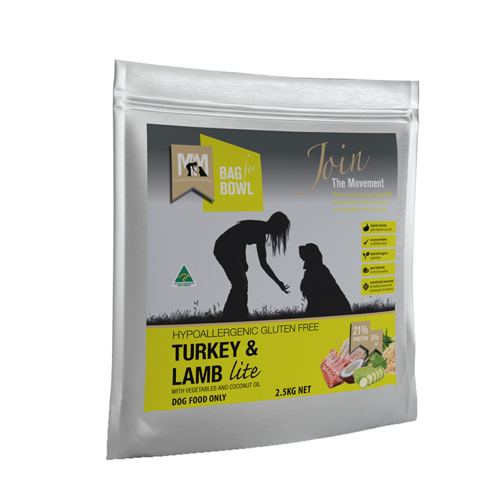 Meals For Mutts Turkey and Lamb Lite Gluten Free Dog Food