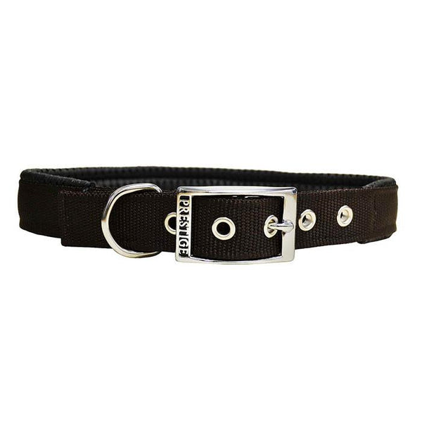 Prestige Soft Padded Nylon Pet Collar - 3/4inch