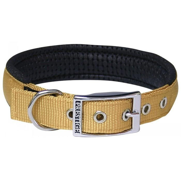 Prestige Soft Padded Nylon Pet Collar - 3/4inch