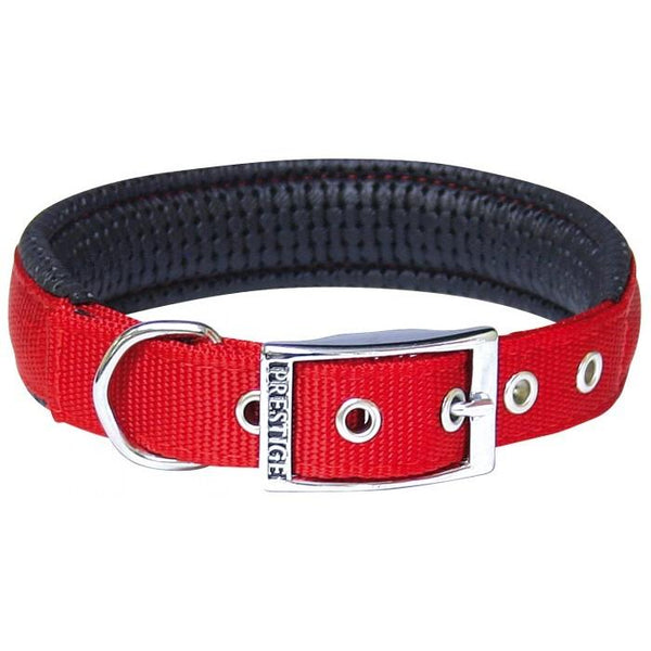 Prestige Soft Padded Nylon Pet Collar - 3/4inch
