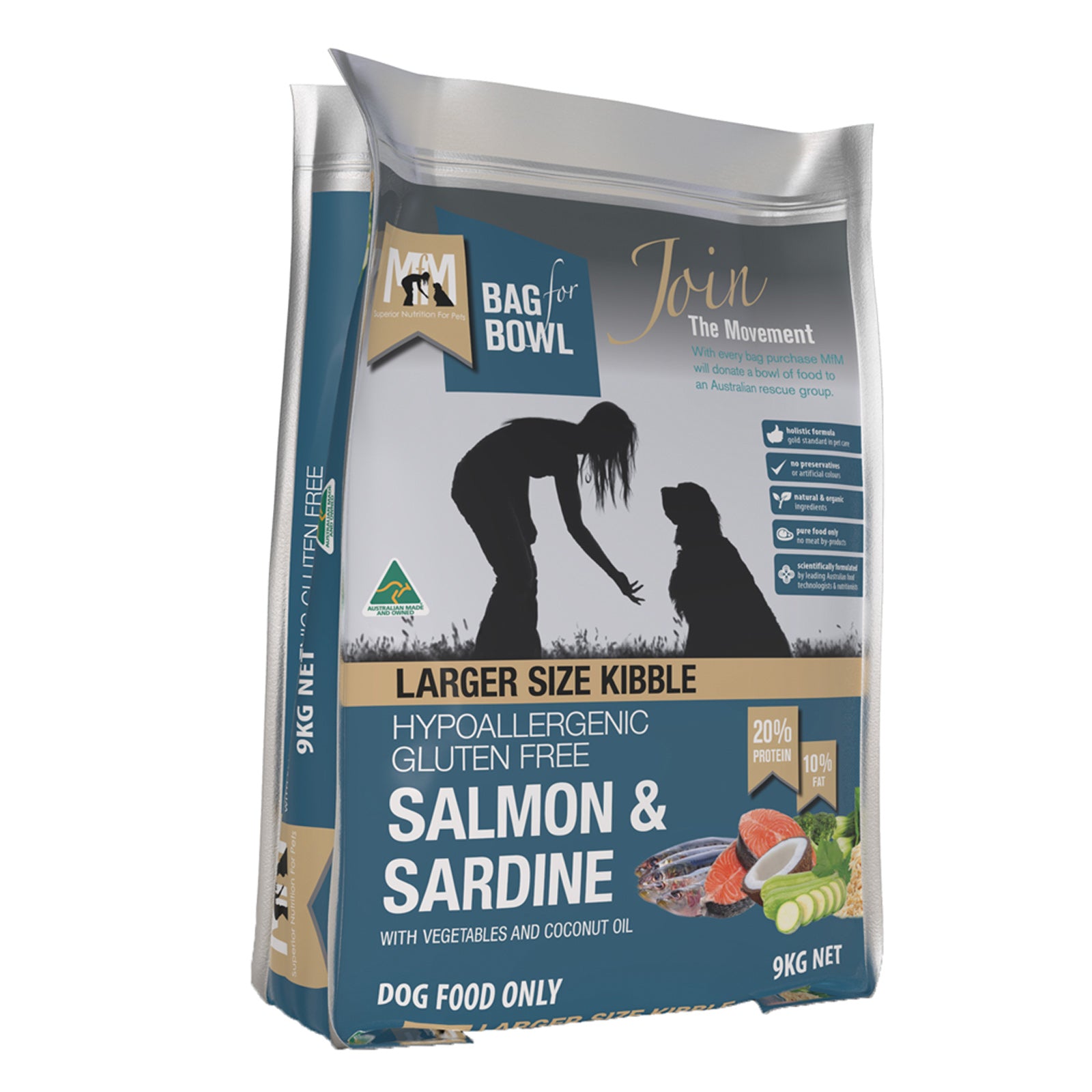 Meals For Mutts Large Breed Salmon and Sardine Gluten Free Dog Food