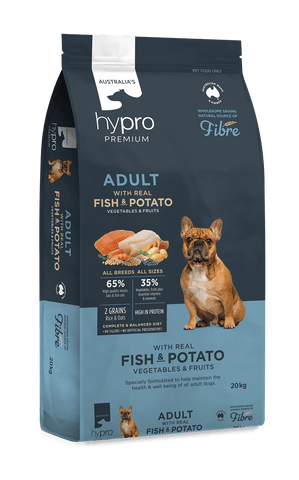 Australian Made Hypro Premium Whole Grain Fish & Potato Dry Dog Food