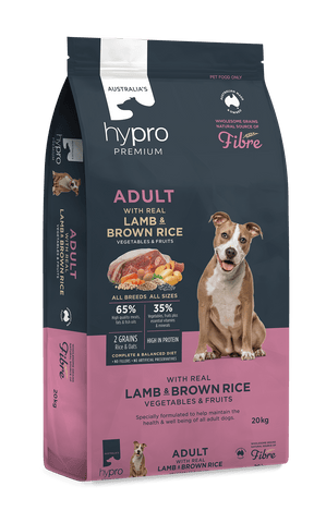 Australian Made Hypro Premium Lamb and Rice Dry Dog Food