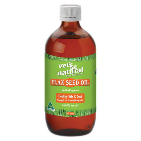 Vets All Natural Flax Seed Oil for Dogs and Cats