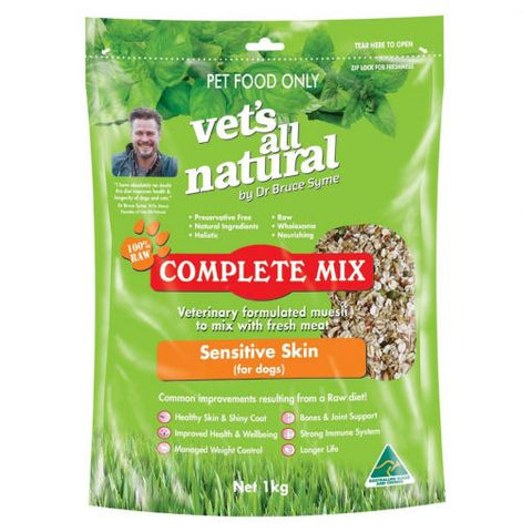Vets All Natural Complete Mix Dry Dog Food - Sensitive Skin