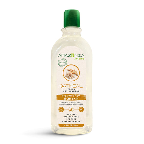 Amazonia Oatmeal Natural Vegan Dry Itchy Skin Shampoo For Dogs