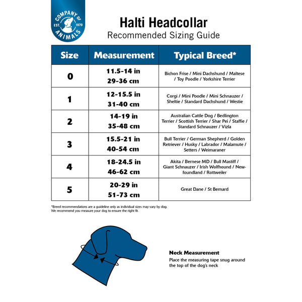 Halti Headcollar/Licol For Dogs
