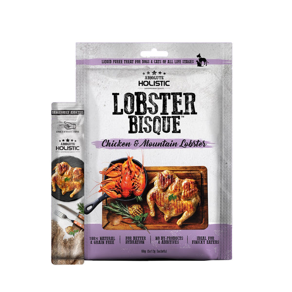 Absolute Holistic Bisque Paste Puree for Cats and Dogs