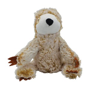 Sloth Tan Snuggle Buddies Plush Dog Toy