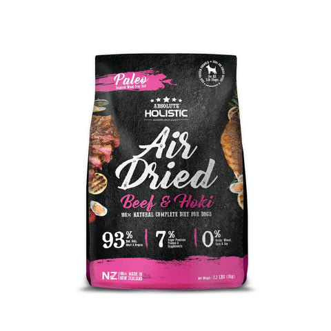 Absolute Holistic Air Dried Dog Food - Beef & Hoki