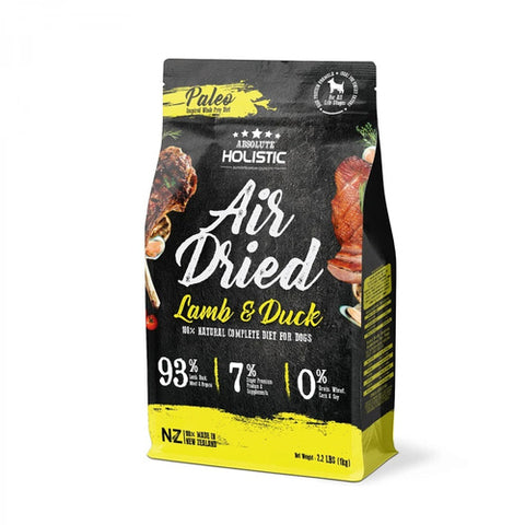 Absolute Holistic Air Dried Dog Food - Lamb & Duck