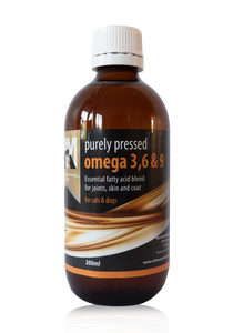 Meals For Mutts Pure Pressed Natural Omega Oil for Cats & Dogs