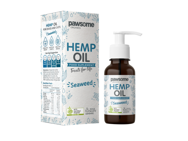 Pawsome Organic Hemp Oil and Seaweed