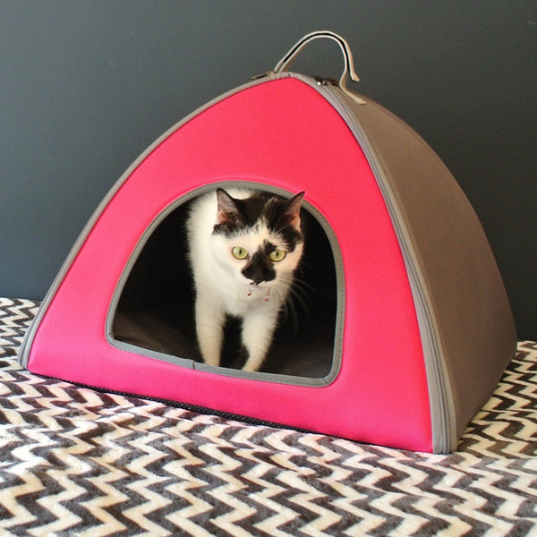 Ibiyaya Little Dome Pet Tent Bed for Cats and Small Dogs