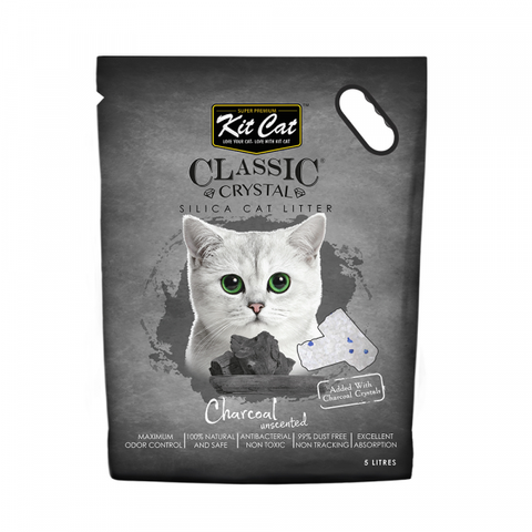 Kit Cat Litter Crystals Charcoal