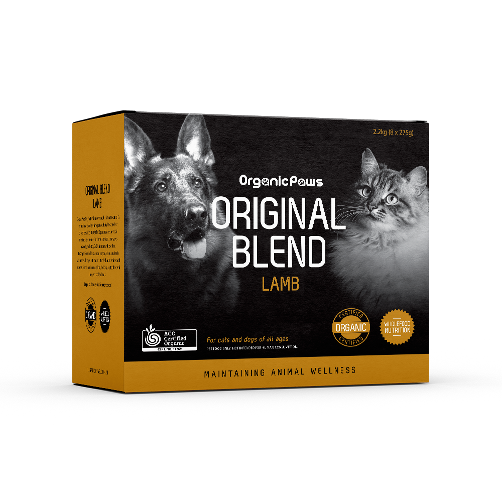 Australian Made Organic Paws Original Blend - Lamb