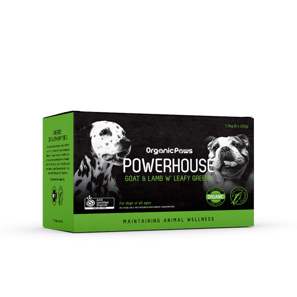Australian Made Organic Paws Powerhouse - Goat and Lamb
