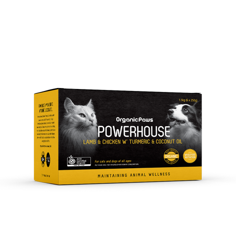 Australian Made Organic Paws Powerhouse - Lamb and Chicken