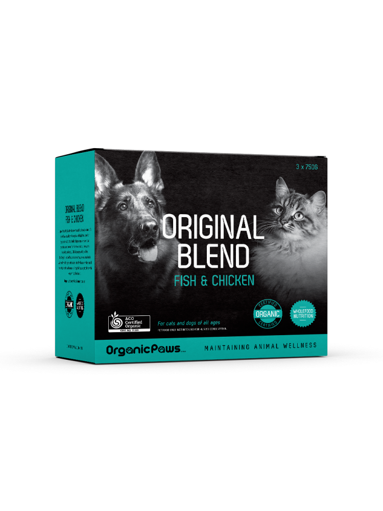 Australian Made Organic Paws Original Blend - Fish and Chicken