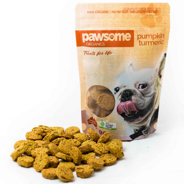 Pawsome Organics Pumpkin & Turmeric Dog Treats