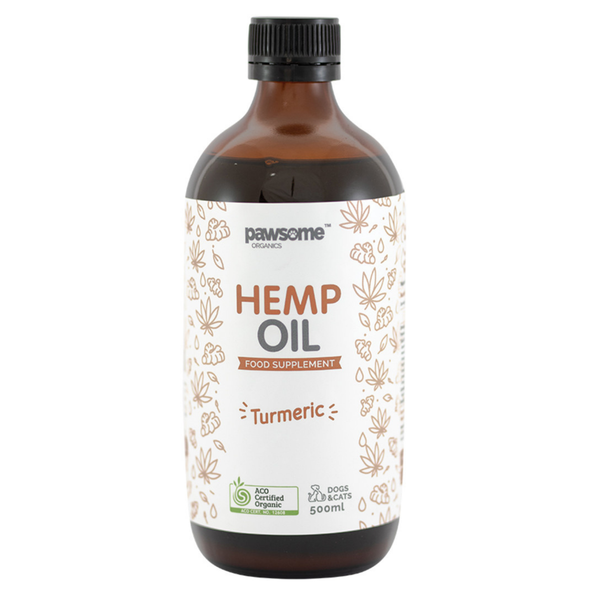 Pawsome Organic Hemp Oil and Turmeric