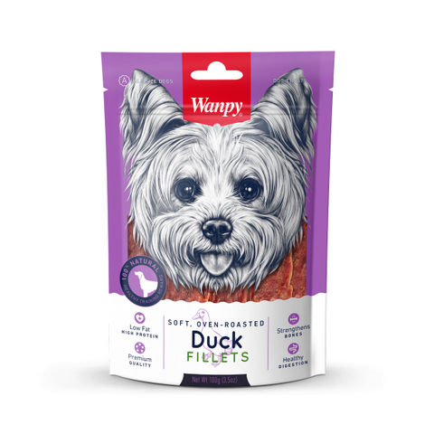 Wanpy Dry Duck Jerky Dog Treats