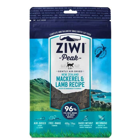 Ziwi Peak Air-Dried Cat Dry Food - Mackerel & Lamb