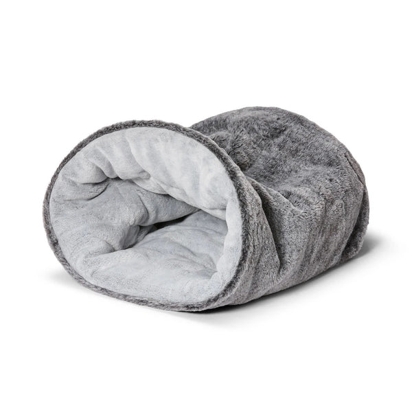 Snooza The Cat Bed Faux Fur Cat Snuggle Bed