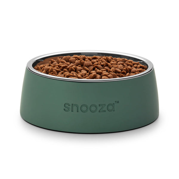 Snooza Concrete & Stainless Steel Pet Bowl