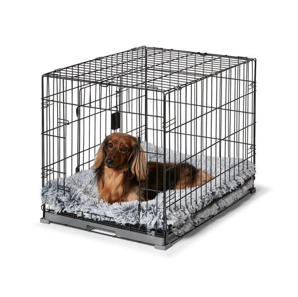 Dog Crate  2 In 1 Convertible Training Crates - Graphite - Snooza