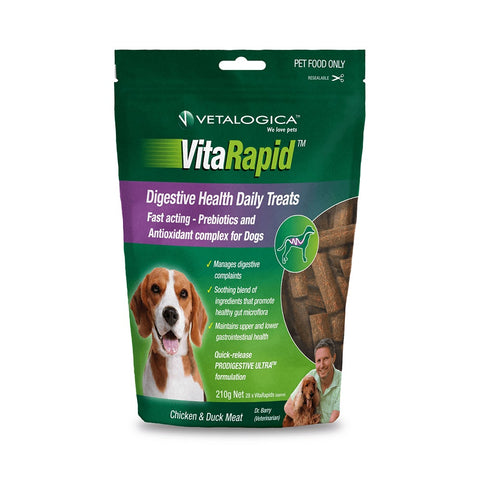 VitraRapid Digestion Health Daily Dog Treats with Probiotics
