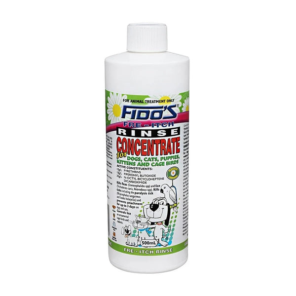 Fidos Fre-Itch Rinse Concentrate for Dogs, Cats and Domestic Animals