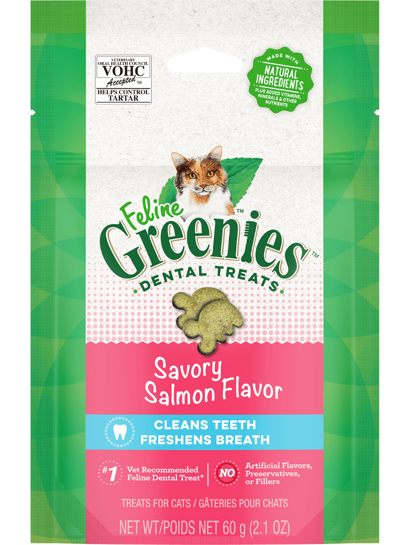 Greenies Feline Savory Salmon Dental Chew