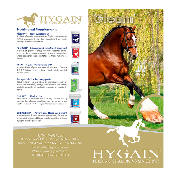 Hygain Gleam Hoof And Coat Conditioner for Horses