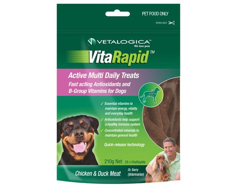 VitaRapid Active Multi Daily Dog Treats With Antioxidants