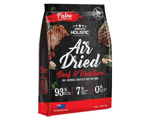 Absolute Holistic Air Dried Dog Food - Beef & Venison