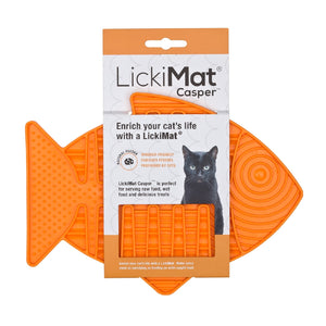 LickiMat Cat Casper Slow Feeder Bowl