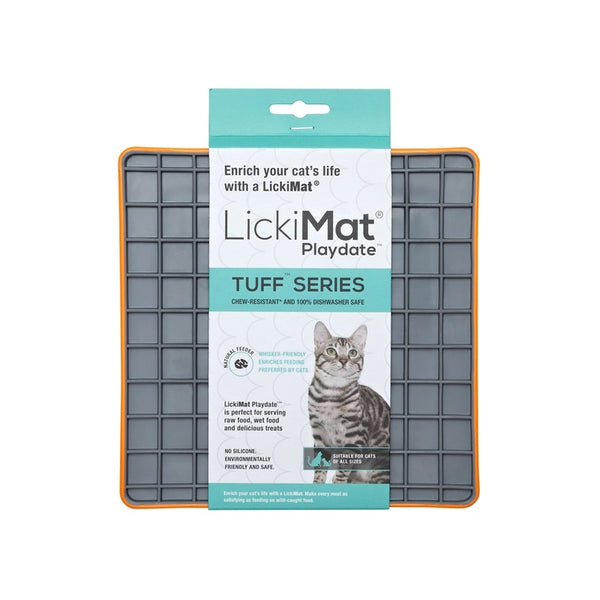 Lickimat Playdate Tuff Series Feeder Mat for Cats